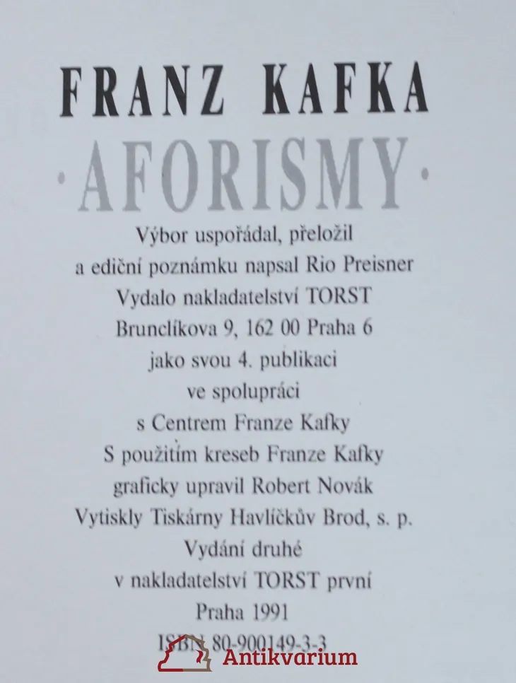 11096 72688 - Franz Kafka Aforismy
