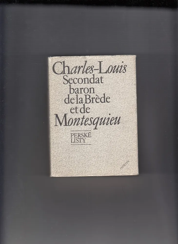 4404 61034 - Charles Louis Montesquieu