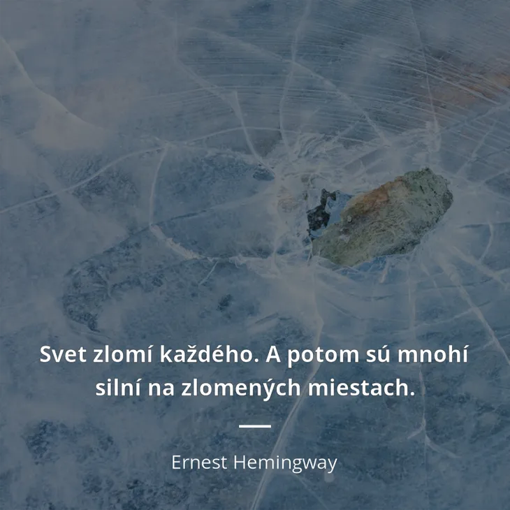 7603 11134 - Citáty Hemingway